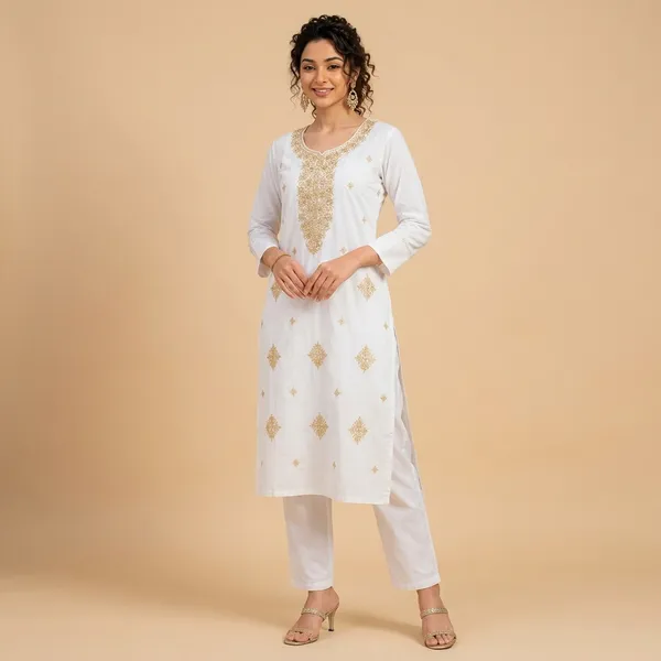 Designer_Gold_Work_Kurta_Pant_Set_For_Women_Rrrd50_White