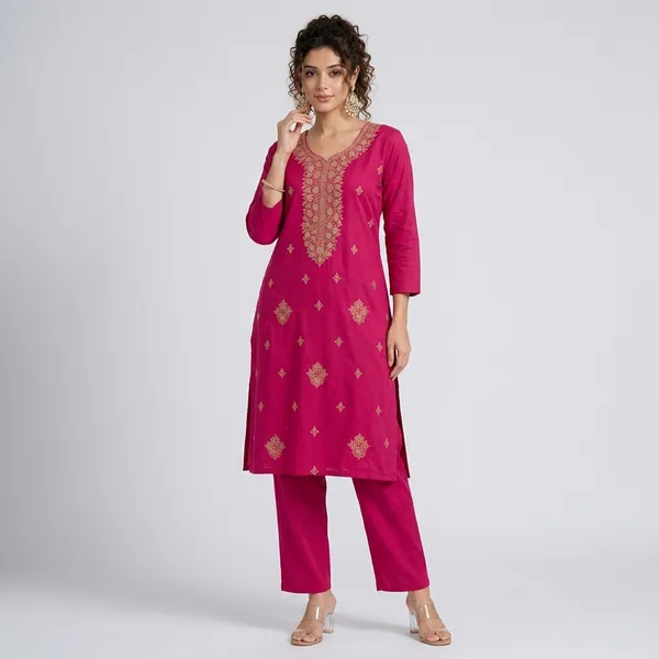 Designer_Gold_Work_Kurta_Pant_Set_For_Women_Rrrd50_Pink