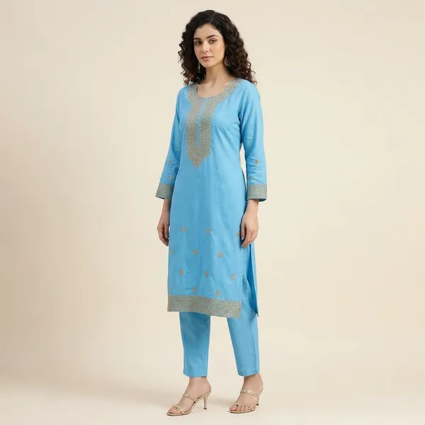 Designer_Gold_Work_Kurta_Pant_Set_For_Women_Rrrd50_Sky_Blue