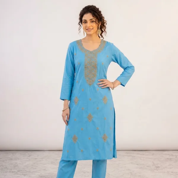 Designer_Gold_Work_Kurta_Pant_Set_For_Women_Rrrd50_Sky_Blue
