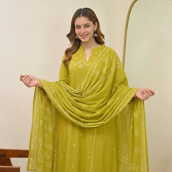 Royal_Bandhani_Grace_Suit_Set_Rd59_Lime_Green