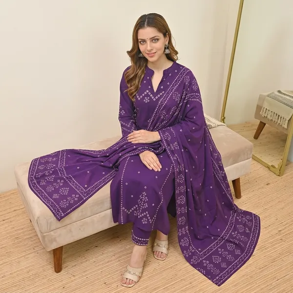Royal_Bandhani_Grace_Suit_Set_Rd59_Purple