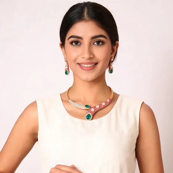 Multicolor_Stone_Brass_Hasli_Necklace_Set_For_Women