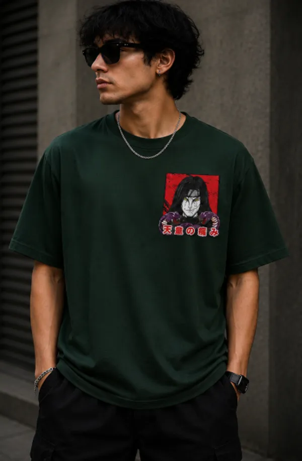 Itachi_Uchiha_Graphic_Tee_-_Forest_Green_Embroidered_Oversized_Drop_Shoulder_for_Unisex
