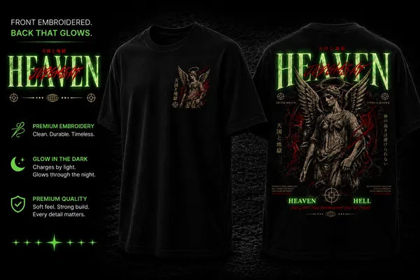 Heaven_Hell_Graphic_Tee_-_Wine_Maroon_Embroidered_Oversized_Drop_Shoulder_for_Unisex