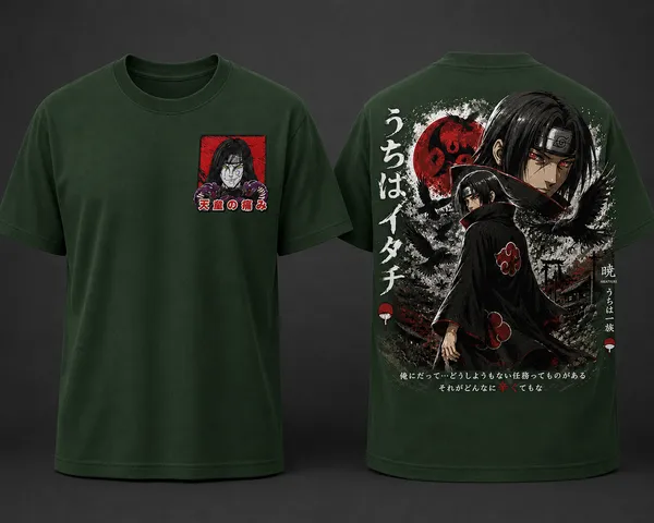 Itachi_Uchiha_Graphic_Tee_-_Forest_Green_Embroidered_Oversized_Drop_Shoulder_for_Unisex