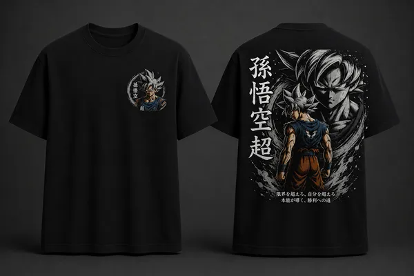 Son_GOKU_Graphic_Tee_-_Forest_Green_Embroidered_Oversized_Drop_Shoulder_for_Unisex