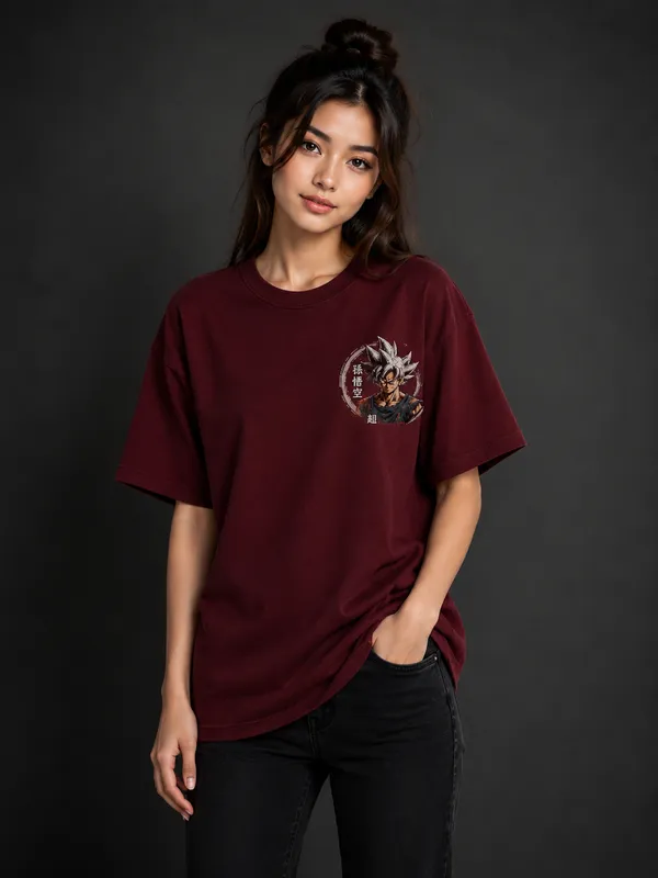 Son_GOKU_Graphic_Tee_-_Wine_Maroon_Embroidered_Oversized_Drop_Shoulder_for_Unisex