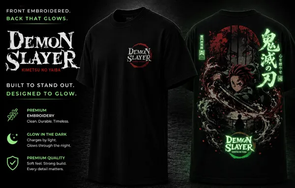Demon_Slayer_Anime_Graphic_Tee_-_Black_Embroidered_Oversized_Drop_Shoulder_for_Unisex