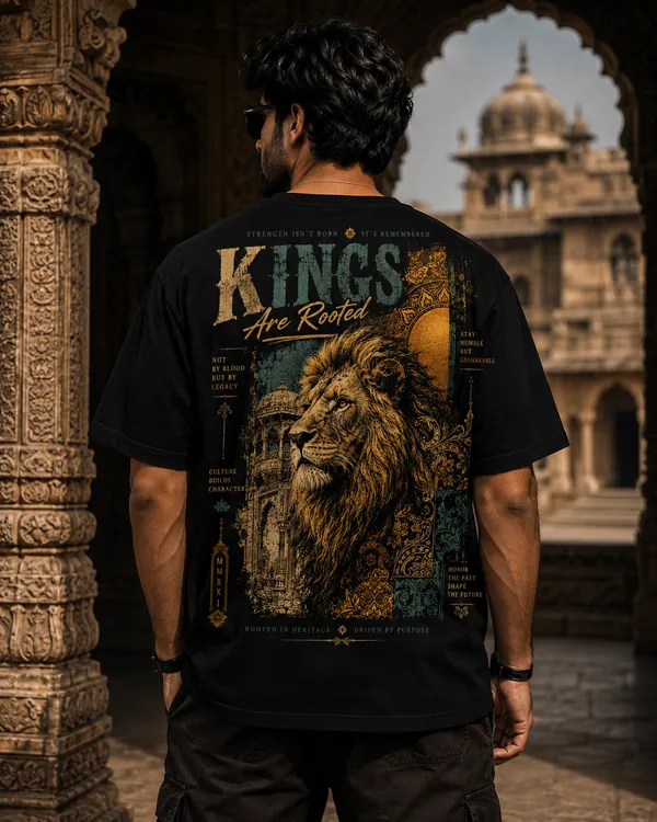KINGS_Graphic_Tee_-_BLACK_Printed_Regular_Size_for_Unisex