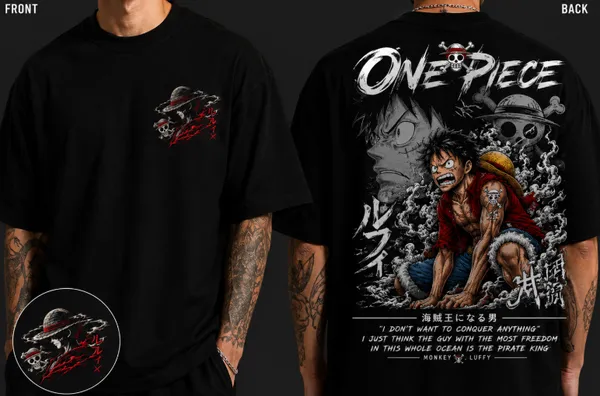 ONE_PIECE_Graphic_Tee_-_Black_Embroidered_Oversized_Drop_-_Shoulder_For_Unisex