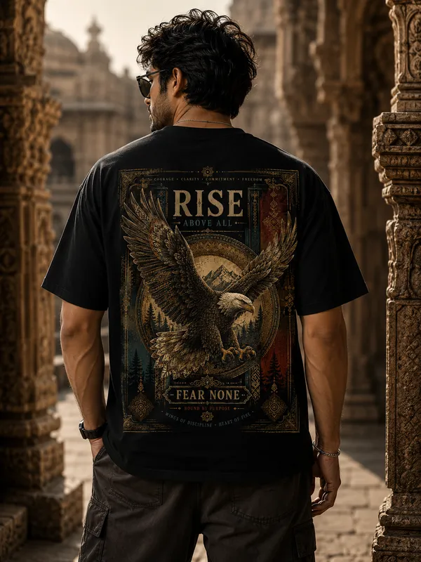 RISE_Graphic_Tee_-_BLACK_Printed_Regular_Size_for_Unisex