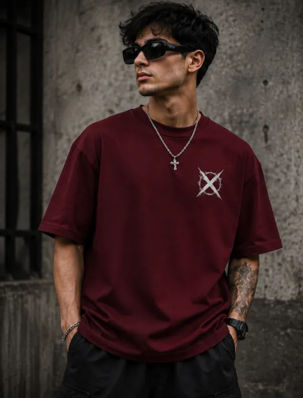 Relentless_Graphic_Tee_-_Wine_Maroon_Embroidered_Oversized_Drop_Shoulder_for_Unisex