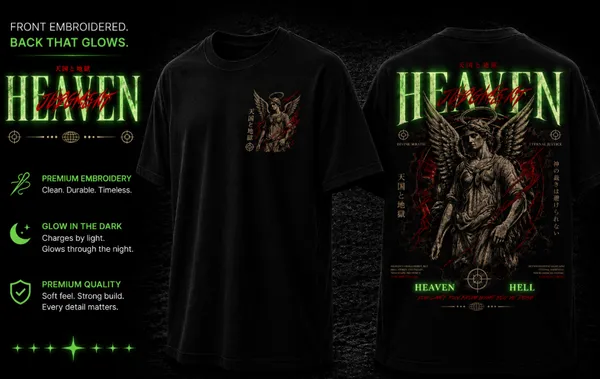 Heaven_Hell_Graphic_Tee_-_Black_Embroidered_Oversized_Drop_Shoulder_for_Unisex
