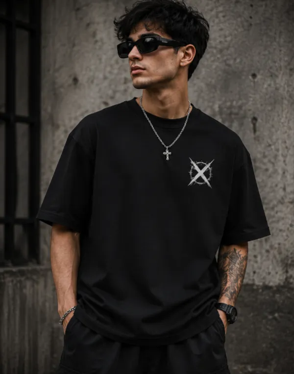 Relentless_Graphic_Tee_-_Black_Embroidered_Oversized_Drop_-_Shoulder_For_Unisex