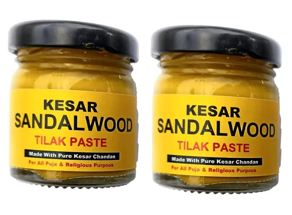 Snapsnop_Kesar_Sandalwood_Tilak_Paste_2_50g_Jar_Box_Kesar_Chandan_Tika_Tilak_Made_With_Pure_And_Rare_Kesar_Sandalwood_With_Spiritural_Mantra_Ready_To_Use_Tilak_Pack_Of_2