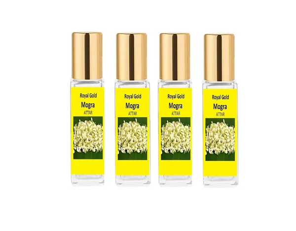 Snapsnop_Royal_Gold_Mogra_Attar_4_10ml_For_Pooja_Rituals_Spiritual_Worship_And_Personal_Use_Ittar