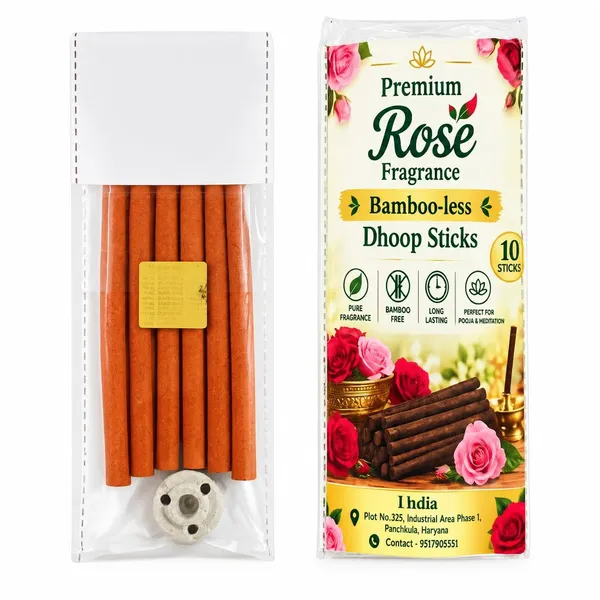 Rose_Fragrance_Premium_Bambooless_3_10_Dhoop_Sticks_For_Pooja_Meditation