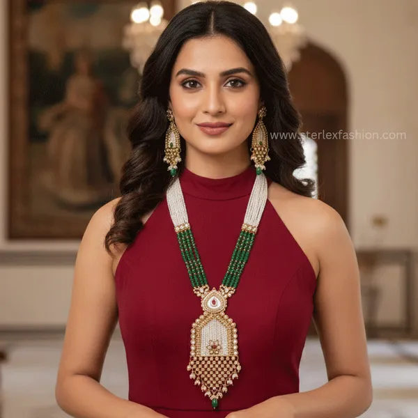 Maharani_Pearl_Emerald_Necklace