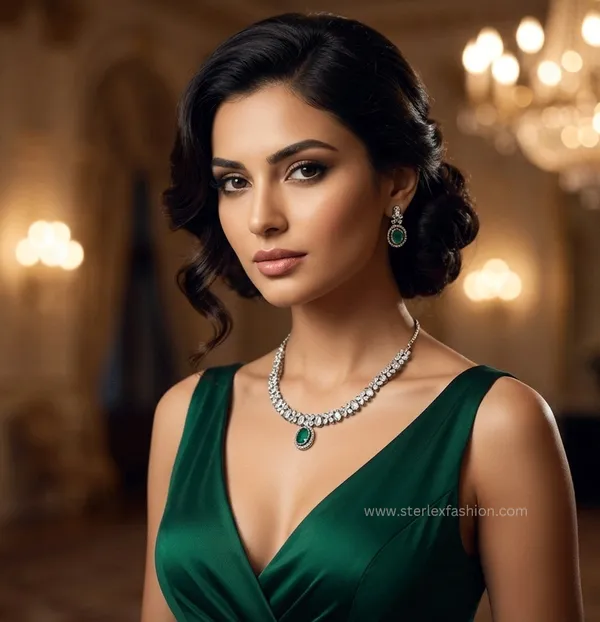 Elara_Emerald_Charm_Necklace_Set