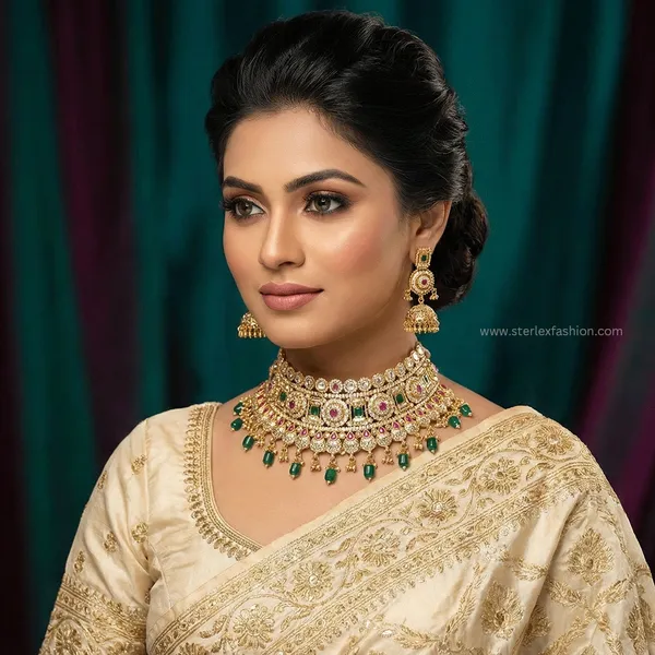 Royal_Green_Kundan_Choker