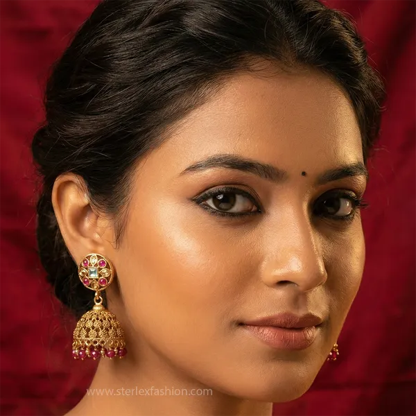 Navratna_Noor_Jhumka