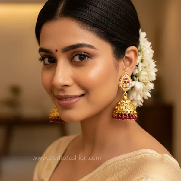 Ratna_Teardrop_Jhumki