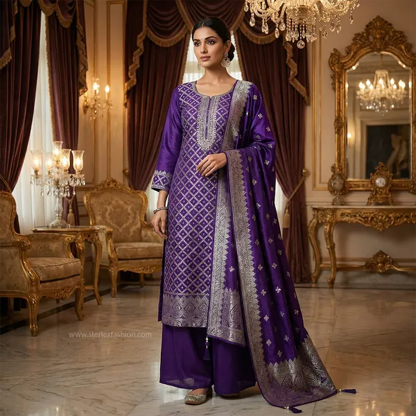 Royal_Violet_Zari_Suit_Set