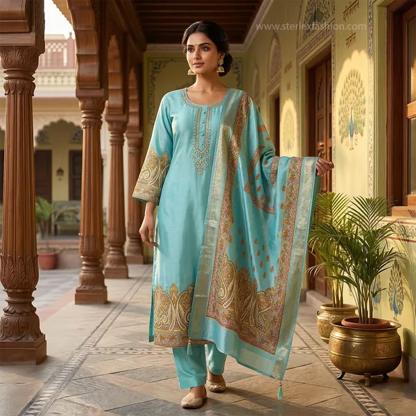 Sky_Blue_Embroidered_Suit_Set