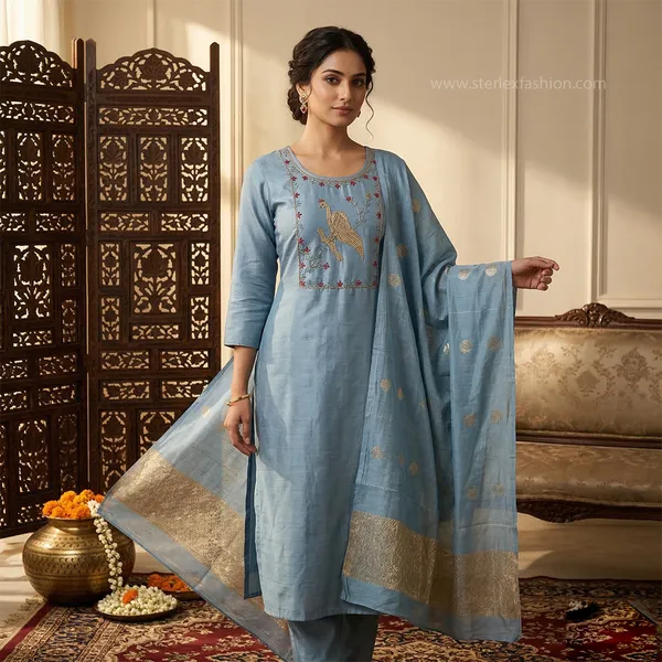 Elegant_Gray_Embroidered_Suit_Set