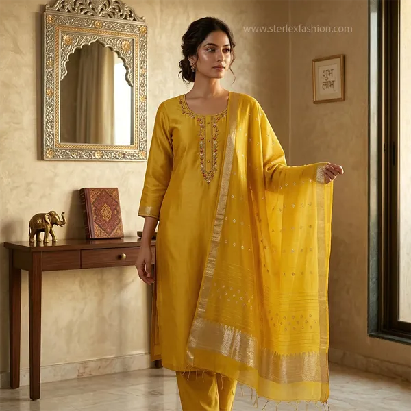 Sunlit_Mustard_Elegance_Rayon_Suit_Set