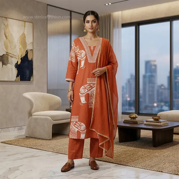 Terracotta_Charm_Printed_Cotton_Suit_Set