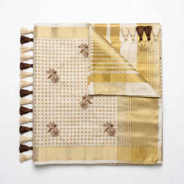 Kasavu_Saree_Off_White_And_Brown