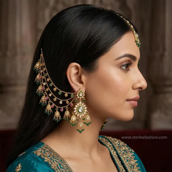 Nyra_Kundan_Ear_Chain