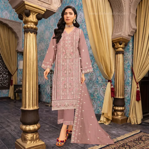 Gulnaar_Embroidered_Unstitched_Churidar_Suit_Set