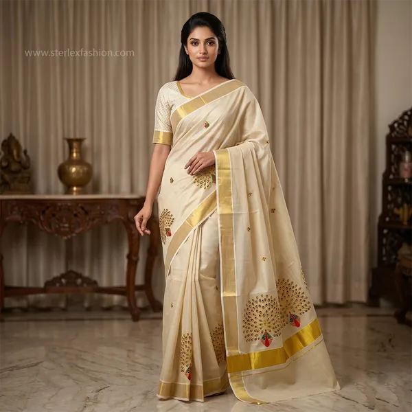 Mayil_Chandrika_Kasavu_Saree