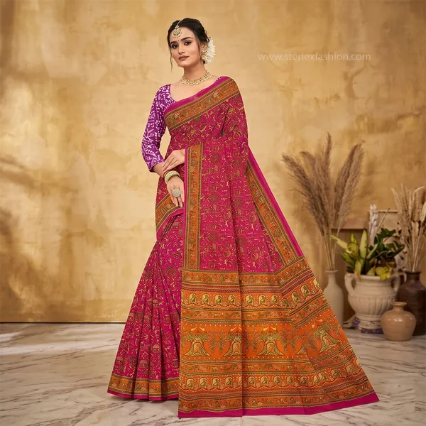 Varnika_Heritage_Kalamkari_Saree
