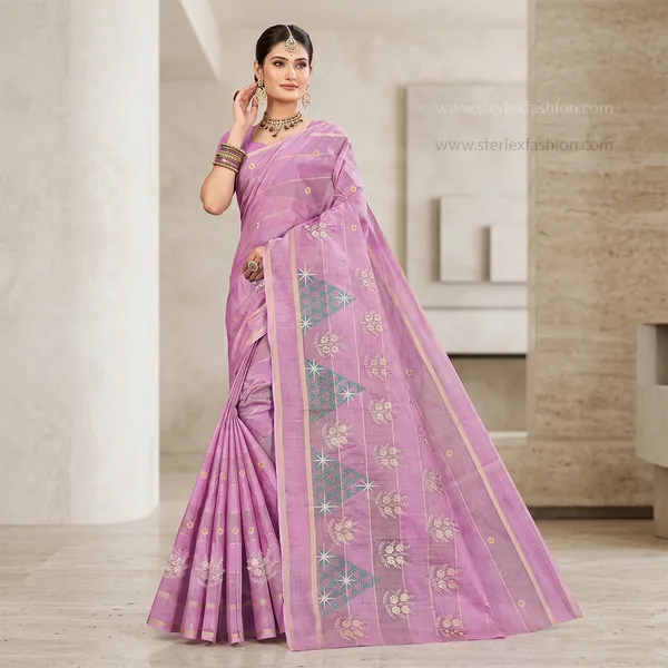 Noor_Vastra_Lavender_Bloom_Saree