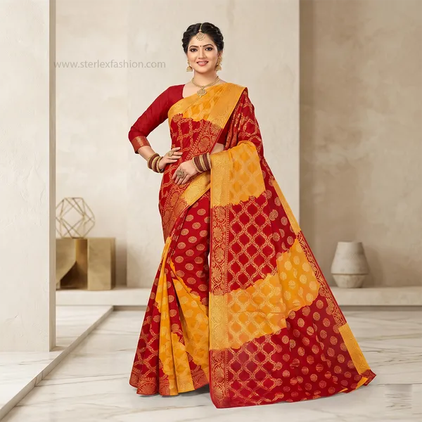 Bandhani_Swarnika_Heritage_Zari_Saree