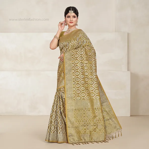 Golden_Beige_Rajsi_Veda_Saree