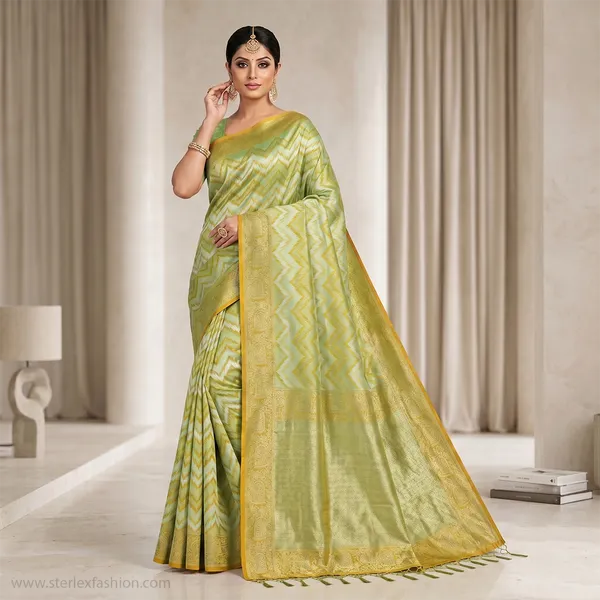 Harit_Kiran_Zari_Saree