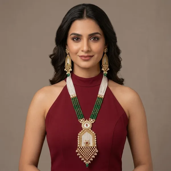 Maharani_Pearl_Emerald_Necklace