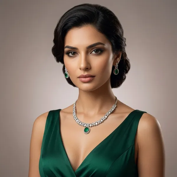Elara_Emerald_Charm_Necklace_Set