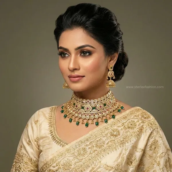 Royal_Green_Kundan_Choker