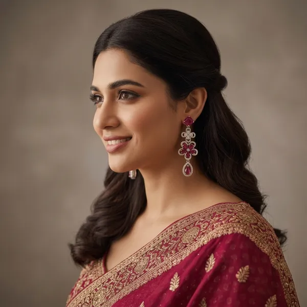 Ruby_Petal_Earrings