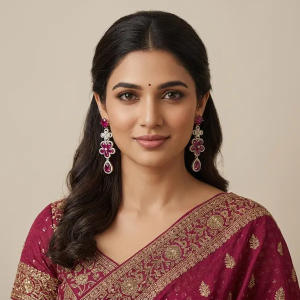 Ruby_Petal_Earrings