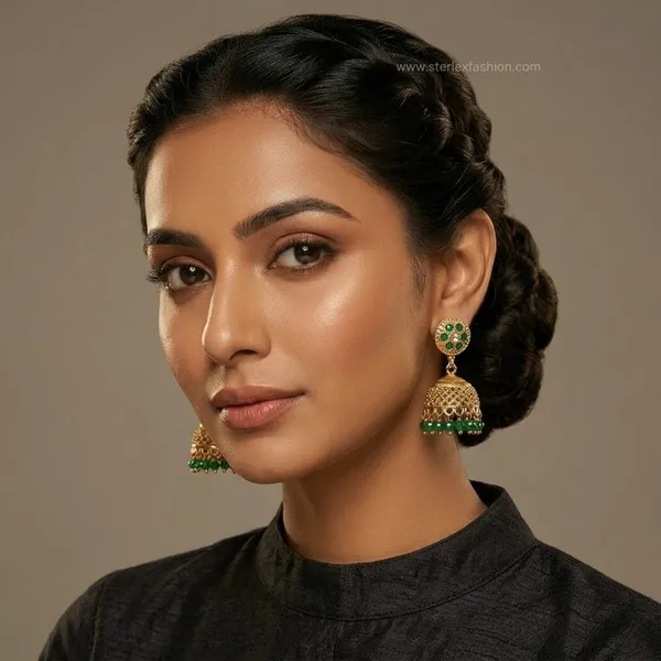Golden_Petal_Jhumka