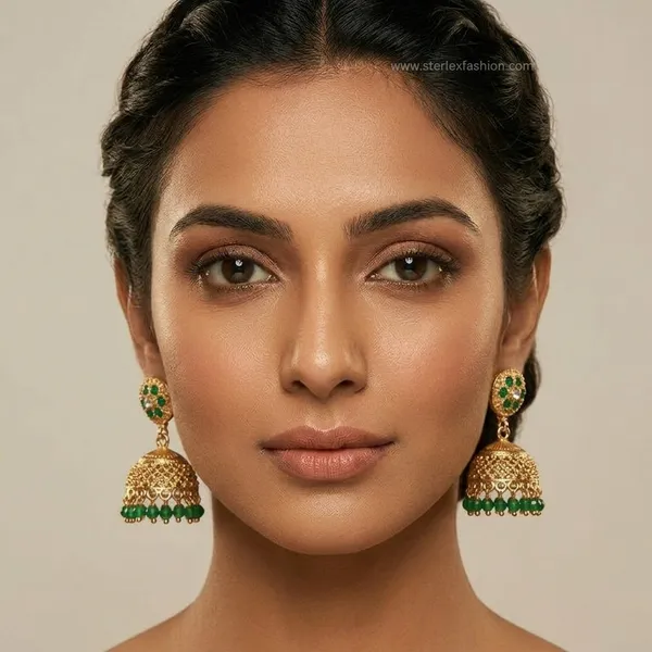 Golden_Petal_Jhumka