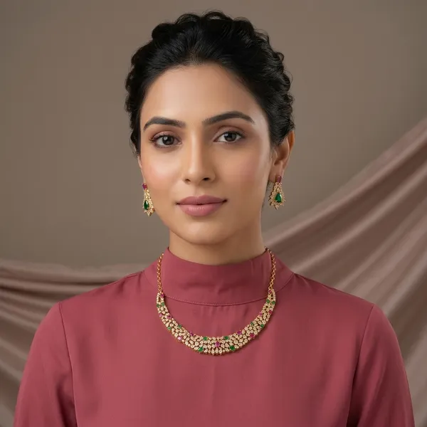 Heritage_Pink_Emerald_Necklace_Set