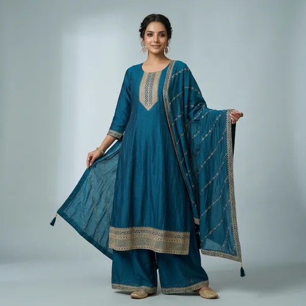 Teal_Noor_Embroidered_Suit_Set